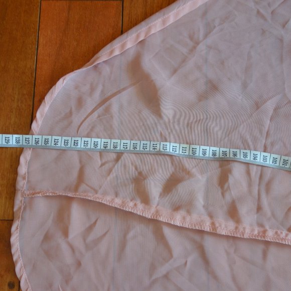 Pink Flowy Summer Layered Shear Overlay Princess Cinderella Dress Size Small - Picture 16 of 16